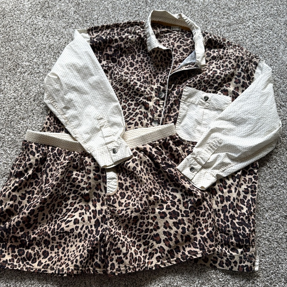 Free People Leopard Print SET